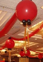 婚禮天花板氣球佈置